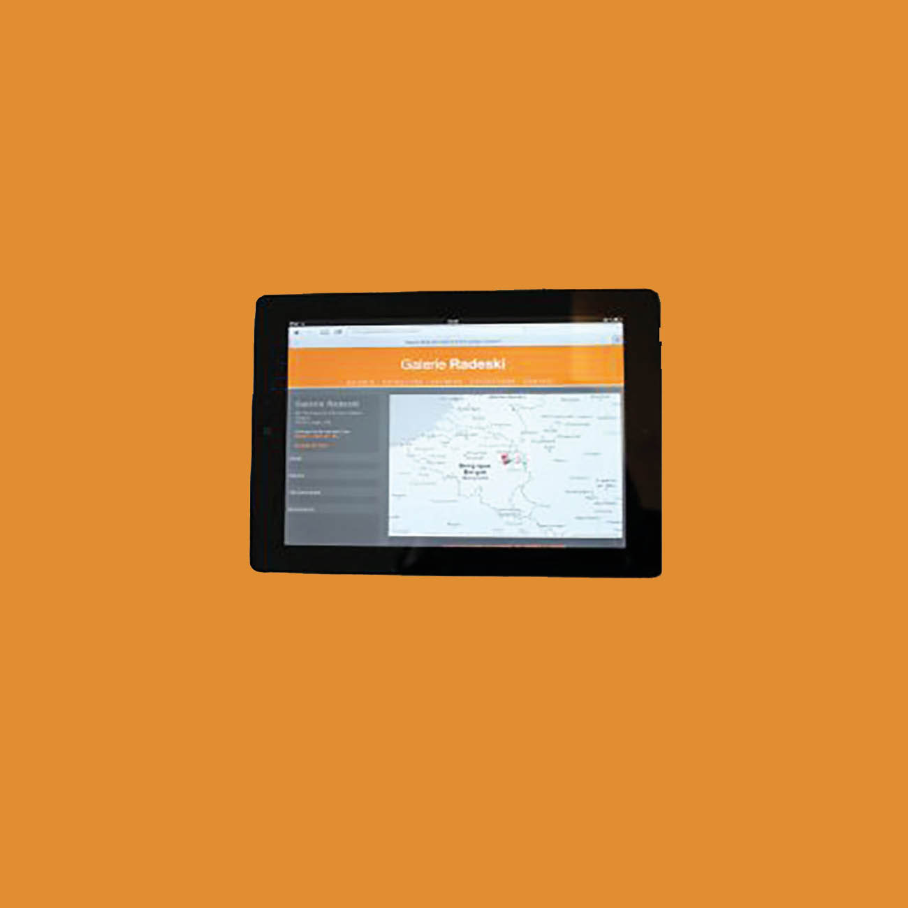 Miko Digital Agence Web à Liège - Site internet pour la Galerie Radeski