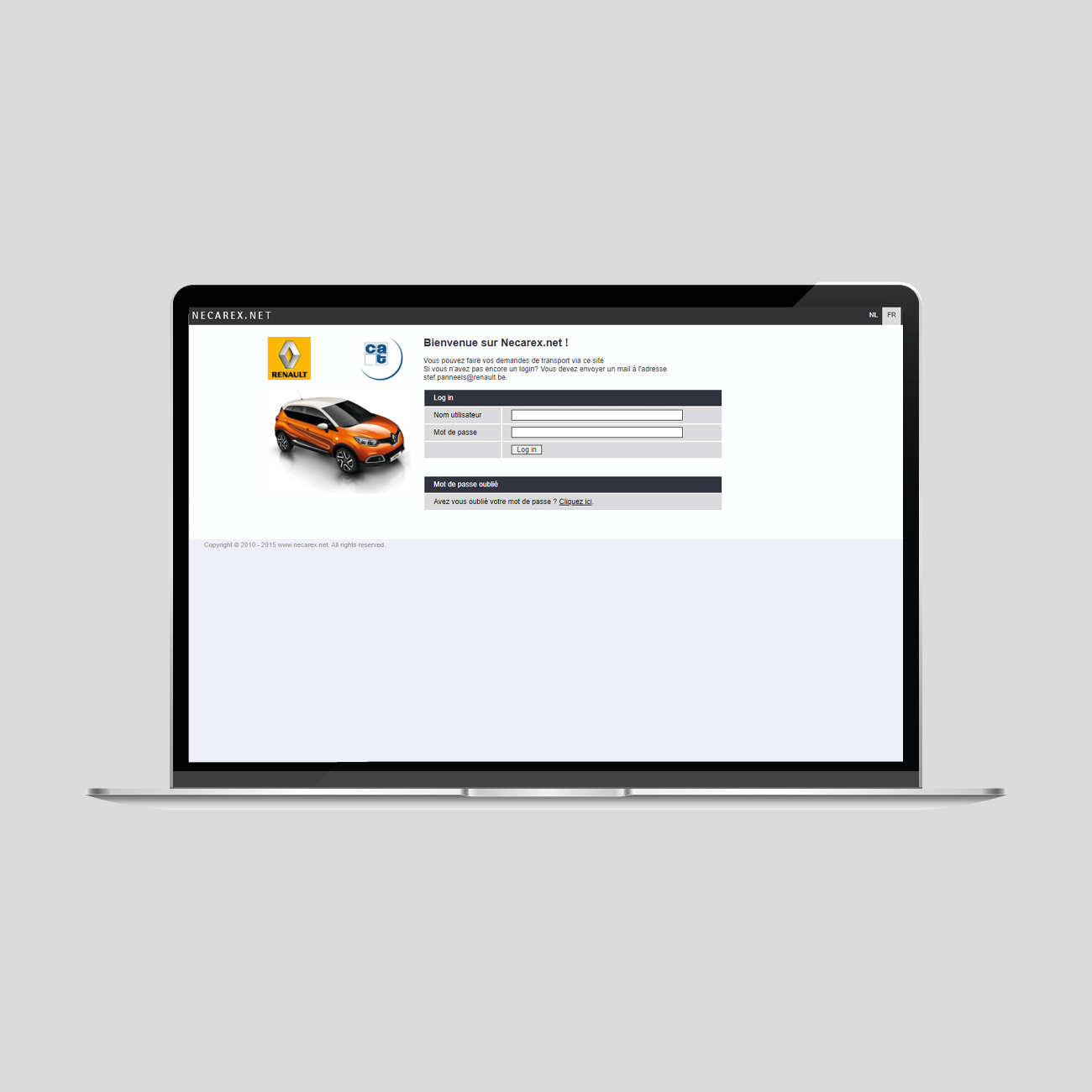Miko Digital Agence web à Liège - Projet Necarex
