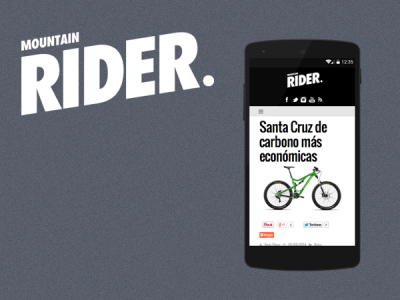 Création site web liege mobile Mountain Rider