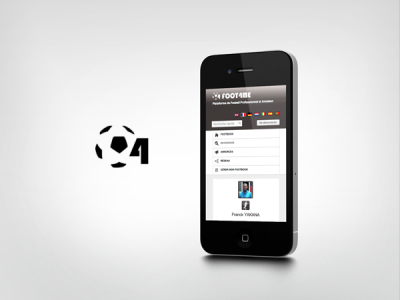 Web development Liège plateforme wordpress Foot4me mobile