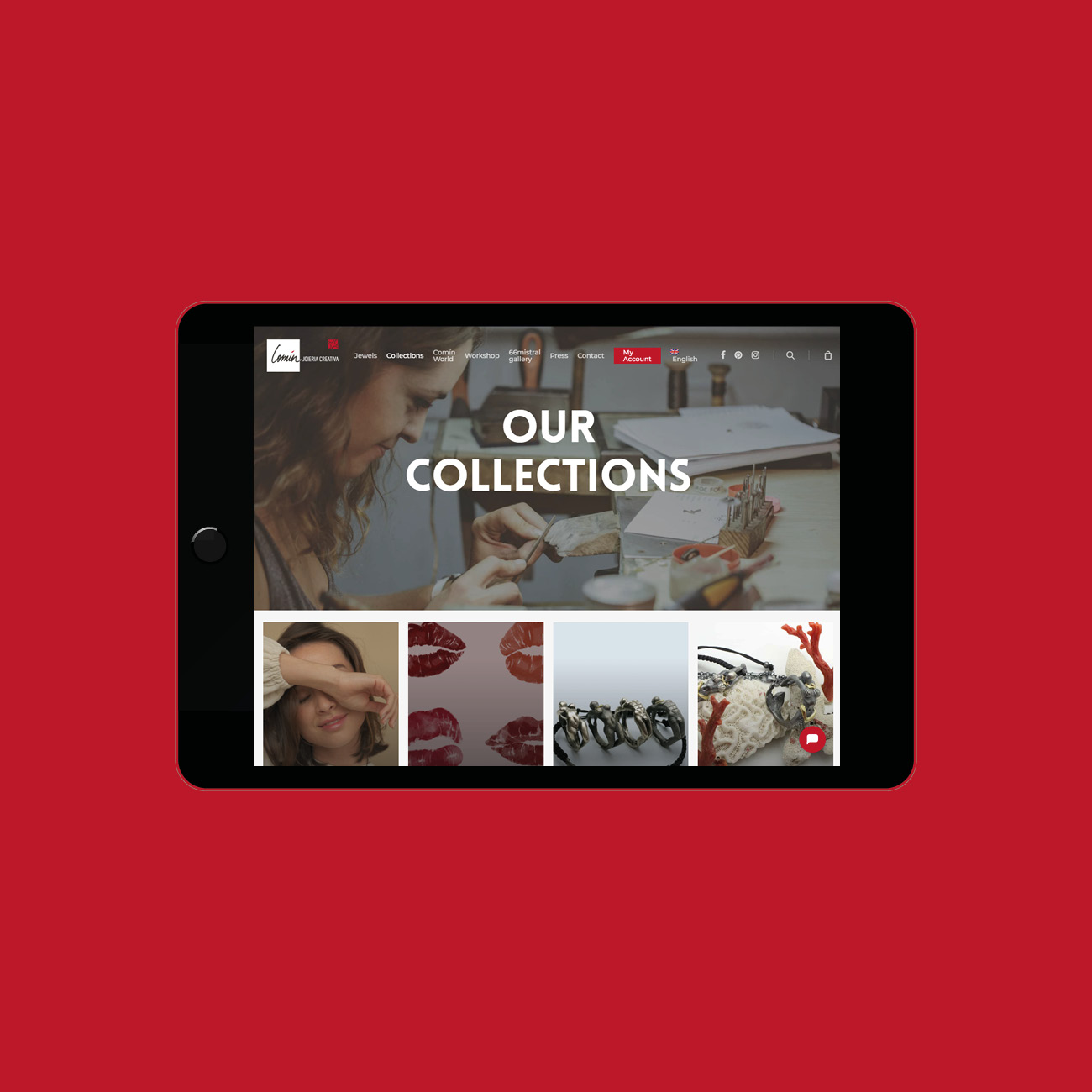 Miko Digital Agence web à Liège - Création site web Comín Joieria Creativa