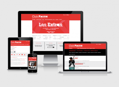 Création Portada Site Web Club Plasma Bruxelles