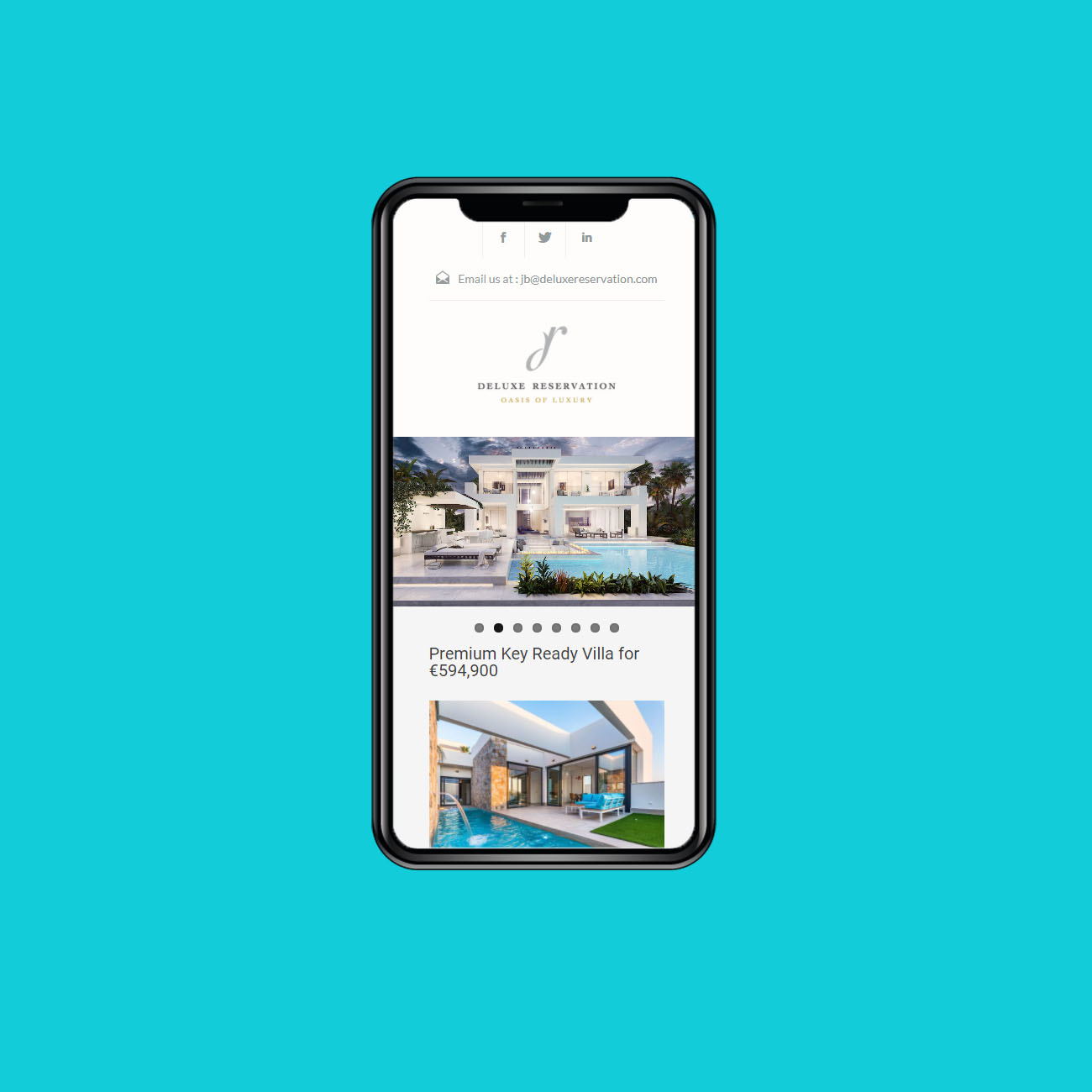 Miko Digital Agence web à Liège - Maintenance site web Deluxe Reservation