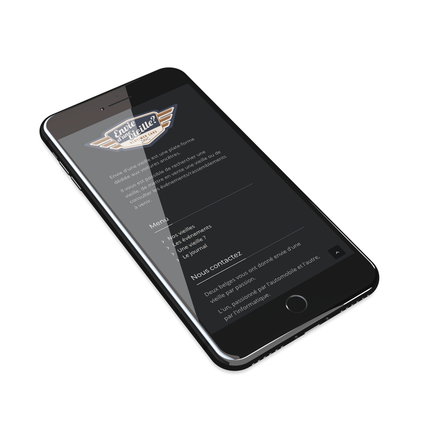 Création site web Liège mobile Oldtimer Cars